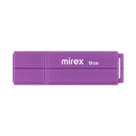 Накопитель 8Gb Mirex Line, USB 2.0 Violet