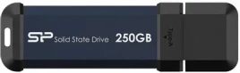 Внешний диск SSD Silicon Power MS60, 250ГБ, Cиний (sp250gbuf3s60v1b)
