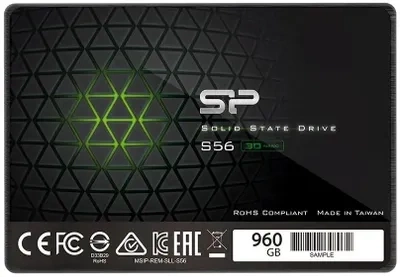 Купить SSD накопитель Silicon Power Slim S56 960ГБ, 2.5", SATA III, SATA [sp960gbss3s56a25]