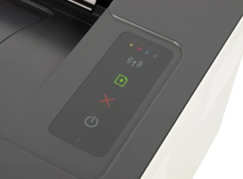 Управление Принтер лазерный HP Color LaserJet 150nw, Белый