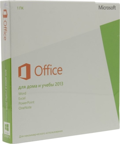 Купить Офисное приложение Microsoft Office Home and Student 2013 Rus DVD BOX (79G-03740)
