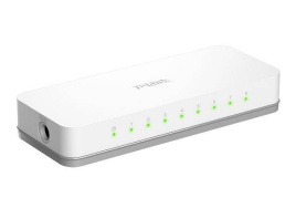 Коммут. D-Link DES-1008C/B1A Неуправляемый коммутатор с 8 портами 10/100Base-TX