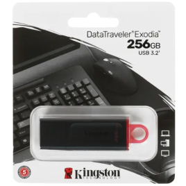 Накопитель 256GB Kingston DT Exodia USB 3.2 black