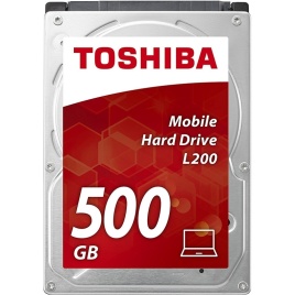 Жесткий диск Toshiba L200 HDWJ105UZSVA, 500ГБ, HDD, SATA II, 2.5"