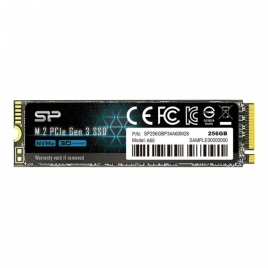 SSD накопитель 256GB Silicon Power P34A60, M.2 2280, PCI-E 3x4 [R/W - 2200/1600 MB/s]