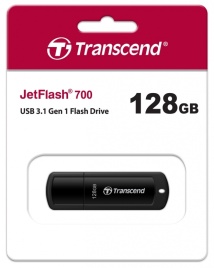 Накопитель Flash Drive 128Gb Transcend JF700, USB 3.0, Черный