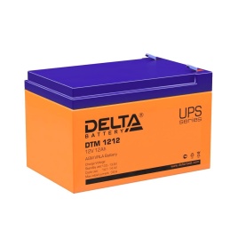 АКБ Delta DTM 1212 напряжение 12В, емкость 12Ач