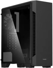 Корпус ATX Zalman S3, Midi-Tower, без БП, Black