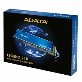 SSD накопитель 256GB A-DATA LEGEND 710, M.2 2280, PCI-E 3x4, [R/W -2100/1000 MB/s] <ALEG-710-256GCS>