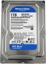 Жесткий диск WD Caviar Blue WD10EZEX, 1ТБ, HDD, SATA III, 3.5"