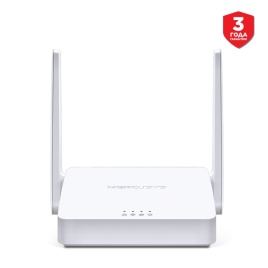 Wi-Fi роутер Mercusys MW301R, N300, Белый