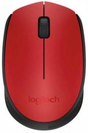 Мышь беспроводная Logitech M171, радио, оптическая, USB, 1000dpi, Красная (910-004641)