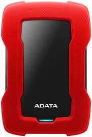 Внешний диск HDD A-Data DashDrive Durable HD330, 1ТБ, Красный (AHD330-1TU31-CRD)