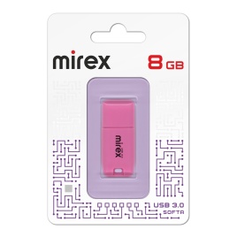 Накопитель Flash Drive 8Gb Mirex Softa, USB 3.0, Розовый