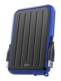 Внешний жесткий диск Silicon Power Armor A66, 2 ТБ, USB 3.2 Gen1 (SP020TBPHD66SS3B) синий