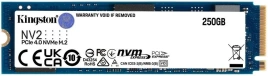 SSD накопитель Kingston NV2 SNV2S/250G 250ГБ, M.2 2280, PCI-E 4.0 x4, NVMe, M.2