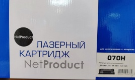 Картридж Canon 070H NetProduct  Canon LBP243/246/MF MF461/463/465, 10,2K (без чипа)