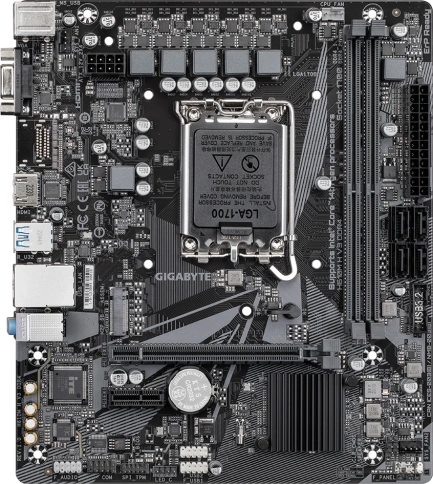 Купить Материнская плата Gigabyte H610M H V3 DDR4, Socket LGA 1700, Intel H610, mATX, Ret