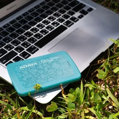 Купить с доставкой Внешний диск HDD A-Data DashDrive HC300E, 1ТБ, зеленый (ahc300e-1tu31-cgn)