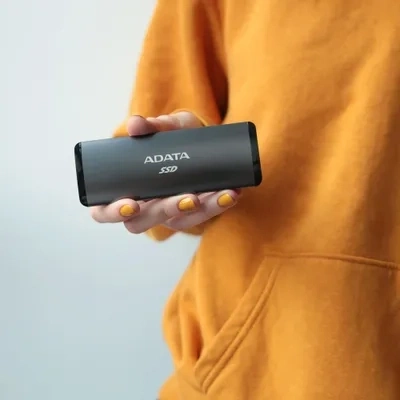 Внешний диск SSD A-Data SE760, 512ГБ, Титан