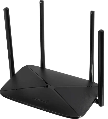 Обзор Роутер MERCUSYS AC12G, Wi-Fi 5, AC1300, 2.4/5ГГц, 3 LAN, Black