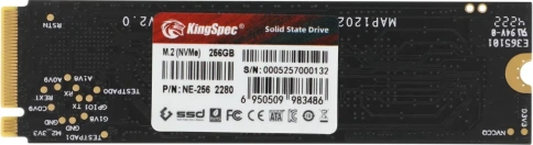 Обзор SSD накопитель KINGSPEC NE-256 256ГБ, M.2 2280, PCIe 3.0 x4, NVMe, M.2