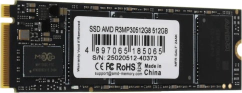 Сравнения SSD накопитель AMD Radeon R3MP30512G8 M.2 2280, PCIe 3.0 x4, NVMe, M.2