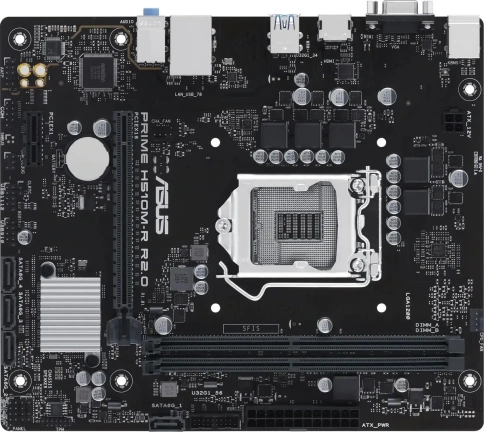 Процессор Материнская плата ASUS PRIME H510M-R R2.0-SI, Socket LGA 1200, Intel H470, mATX
