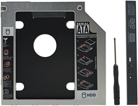 Салазки для HDD Orient UHD-2SC9 (замена ODD на HDD, 9,5мм) фото 1