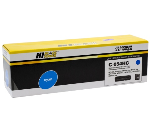 Картридж Canon 054H C 2.3K Hi-black фото 1