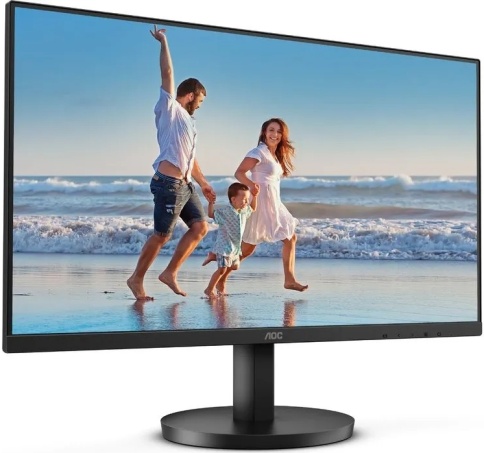 Монитор 23.8" AOC 24B3HM Black (VA, 1920x1080, 75Hz, 4 ms, 178°/178°, 250 cd/m, 20M:1 (3000:1), +HDM фото 1