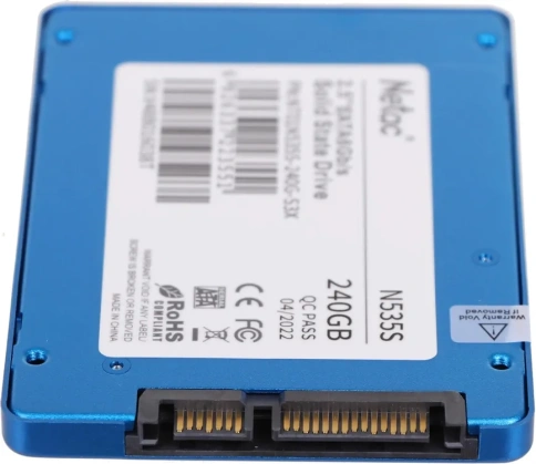 Сравнения SSD накопитель NETAC N535S NT01N535S-240G-S3X 2.5", SATA III, SATA