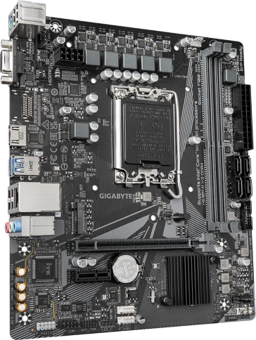 Обзор Материнская плата Gigabyte H610M H V3 DDR4, Socket LGA 1700, Intel H610, mATX, Ret