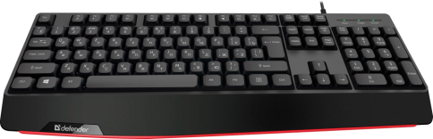 Сравнения Клавиатура Defender Atom HB-546 RU,USB, черный,104+FN,1.8м