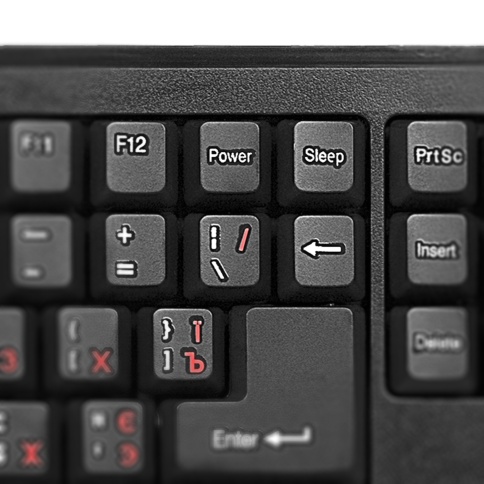 Купить с доставкой Клавиатура проводная Sven Standard 303 Power USB+PS/2, Чёрная