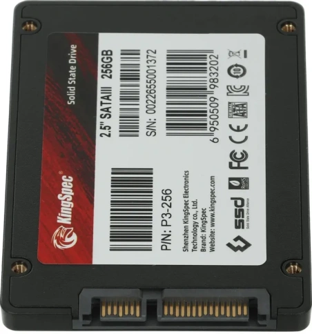 Характеристики SSD накопитель KINGSPEC P3-256 256ГБ, 2.5", SATA III, SATA