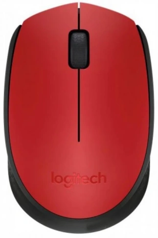 Купить Мышь беспроводная Logitech M171, радио, оптическая, USB, 1000dpi, Красная (910-004641)