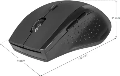 Характеристики Мышь Defender Accura MM-365, оптическая, беспроводная, USB, Black