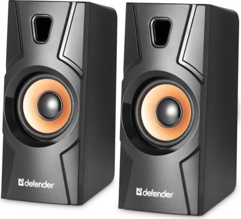 Колонки DEFENDER 2.0 Aurora S8 черный, 8 Вт, питание от USB фото 1
