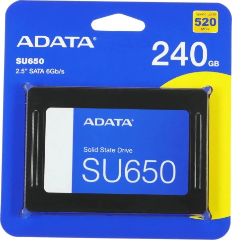 Характеристики SSD накопитель A-Data Ultimate SU650 ASU650SS-240GT-R 240ГБ, 2.5", SATA III, SATA